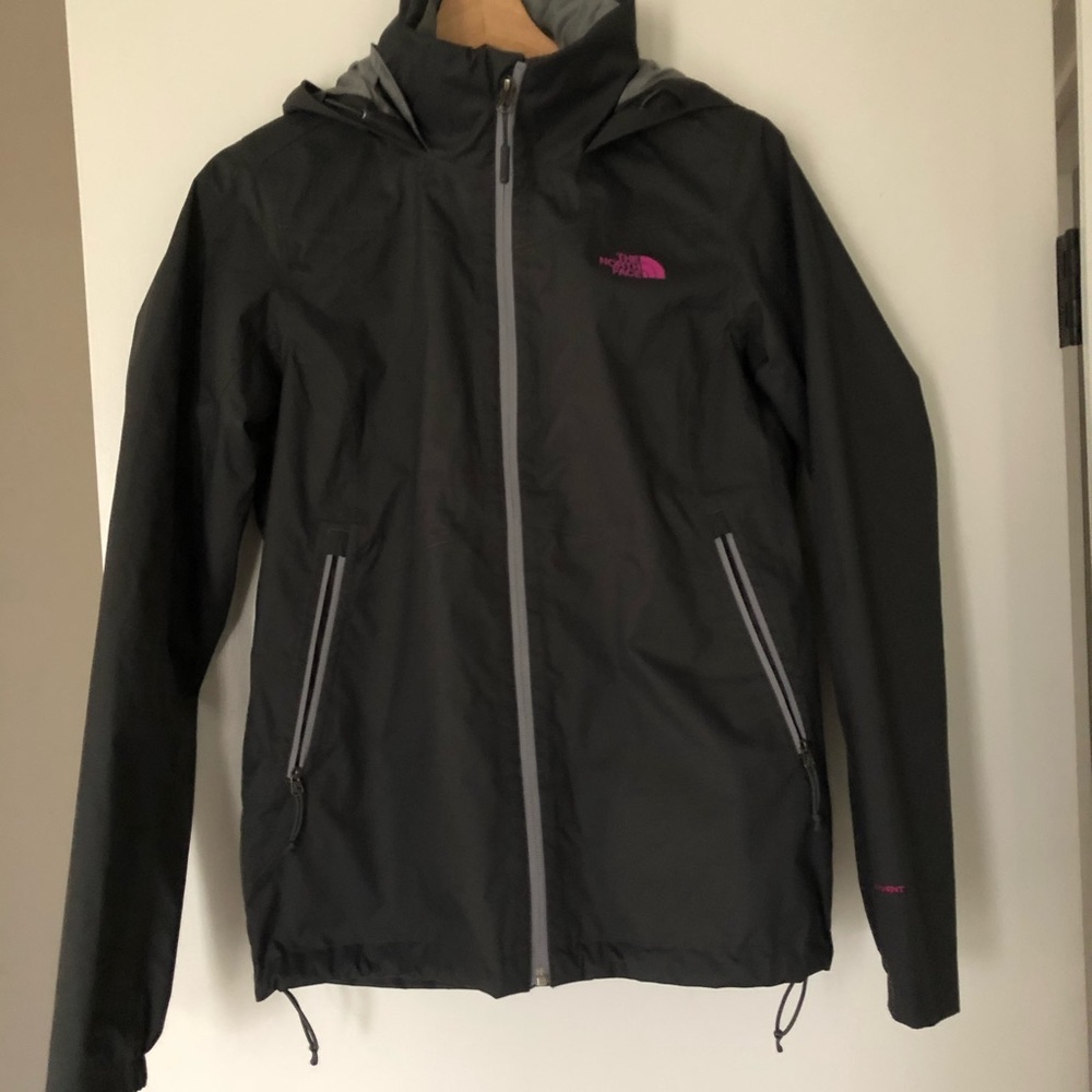 The north face rain coat